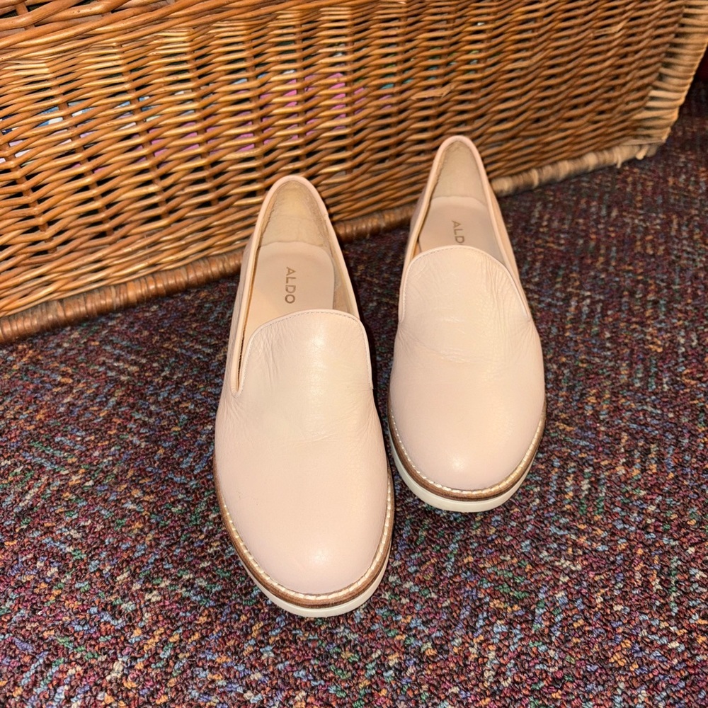 Aldo Leather Slip-On Shoes
